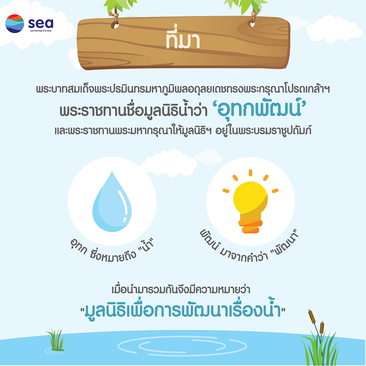 infographic : มารู้จักกับ มูลนิธิอุทกพัฒน์ ในพระบรมราชูปถัมภ์ (2)